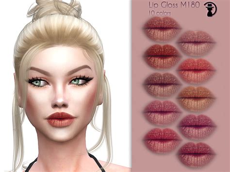 Lip Gloss M180 By Turksimmer From Tsr Sims 4 Downloads