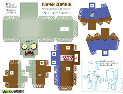 Minecraft Plants Vs Zombies Papercraft Image Gallery Page Sexiz Pix