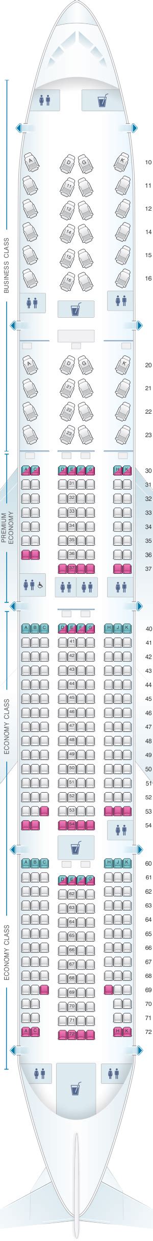 Plan De Cabine China Airlines Boeing B777 300er Seatmaestrofr