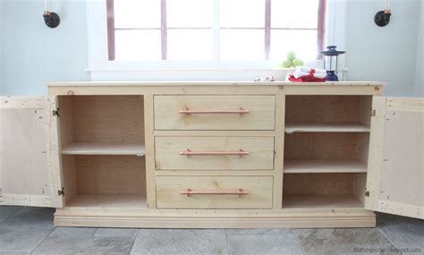 Admitadly the doors will be open most of the time. Extra Long Buffet Cabinet | Diy sideboard, Buffet cabinet, Extra long sideboard