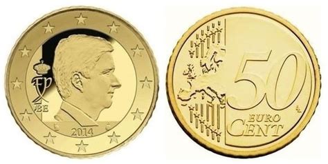 Moneda 50 Euro Cent 2014 2023 De Bélgica Valor Actualizado Foronum
