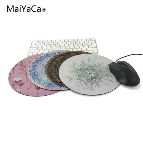 Maiyaca Color New Small Size Round Mouse Pad Non Skid Rubber Pad
