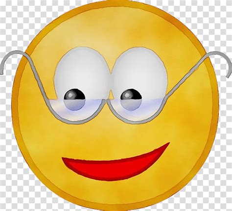 Happy Face Emoji Watercolor Paint Wet Ink Smiley Emoticon Glasses