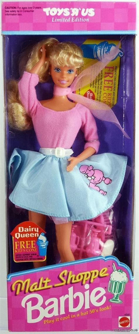 Malt Shoppe Barbie Doll Toys R Us Le 4581 New Nrfb 1992 Mattel Inc 3