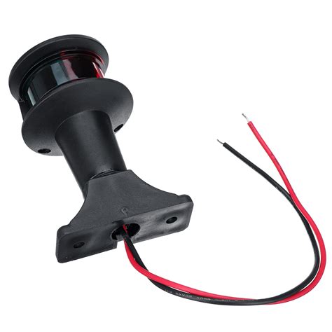 Sebnux White LED Fold Down Boat Stern Light Boat Anchor Light for
