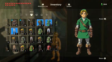 He turned into a stone. The Legend of Zelda : Breath of The Wild : un coup d'œil sur tous les costumes débloqués par les ...
