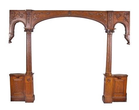 all original and intact 19th century american salvaged chicago varnished oak wood interior