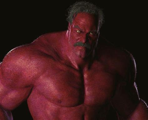 Red Hulk Mcu Thunderbolt Ross Concept Art Marvelstudios Red Hulk