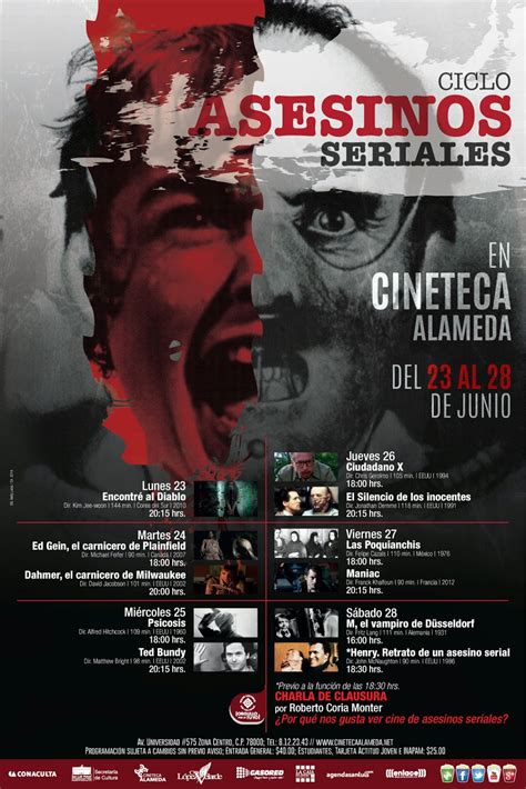 Paraje Tunero Ciclo Asesino Seriales En La Cineteca Alameda