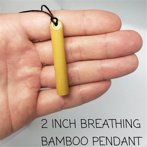 Stress Straws 3 Pack Jewelry T Set Bamboo Mindful Breathing Etsy