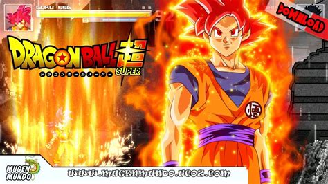 Goku Super Saiyan God Jus Dragon Ball Super Mugen By Salah Uchiha