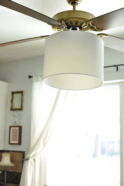 How i turned my ceiling fan into a rustic farmhouse style lighting fixture. Lamp Shade Ceiling Fan | Lamp shade frame, Diy upcycled ...