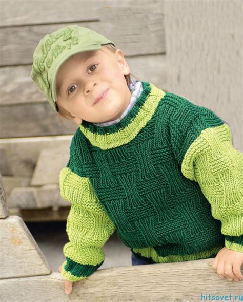 Детский свитер спицами - Хитсовет