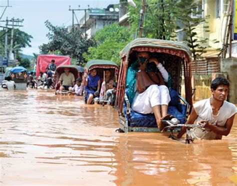 Floods In India Nepal Displace Nearly Four Million People At Least