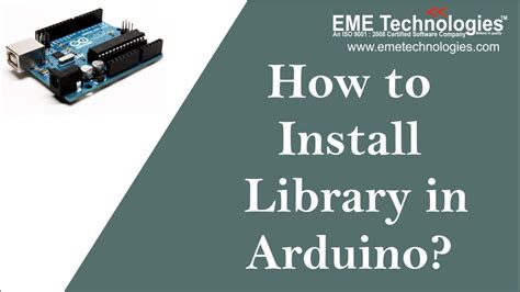 How To Install Library In Arduino Youtube
