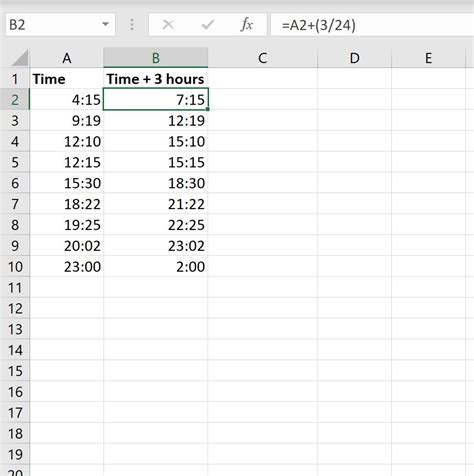 Cómo Sumar Y Restar Horas Del Tiempo En Excel Matemáticas Aprender