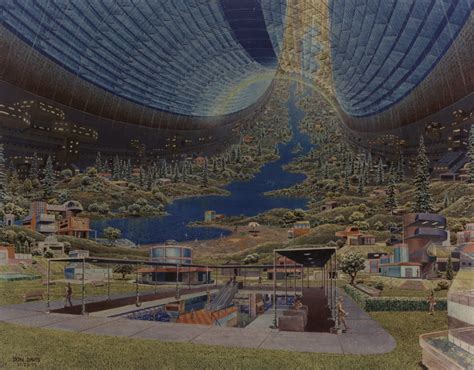 Space Colony Artwork 1970