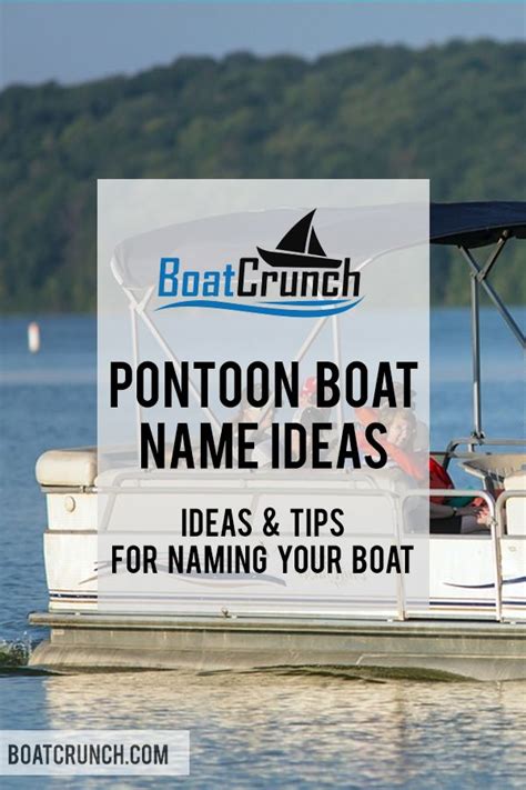 Pontoon Boat Name Ideas Can Be Difficult To Think Of Lucky For You