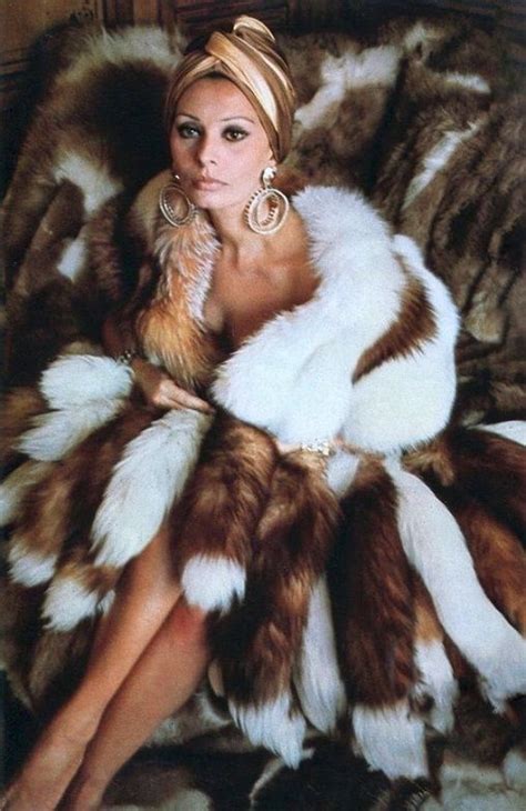 Pin By Furluvva Furever On Just Fur Sophia Loren Fur Coats Women