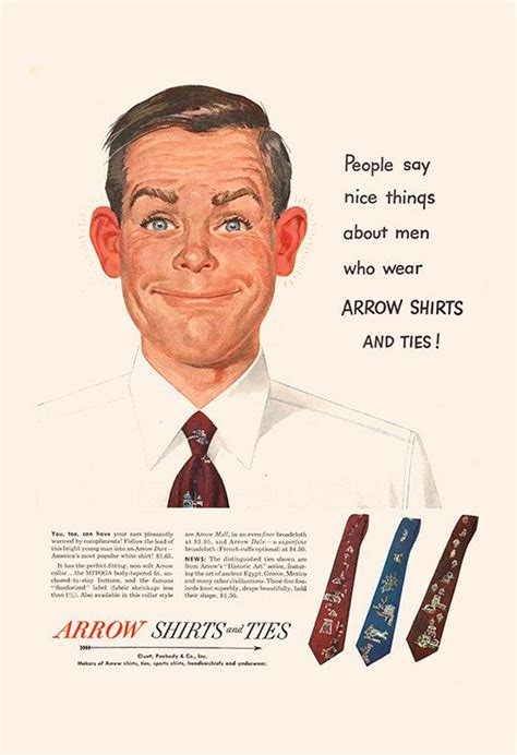 Retro Mens Shirts Ad Retro Mid Century Fashion Ad Vintage Kitsch