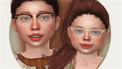 Sims 4 Maxis Match Glasses Download 1m Sims Custom Content Free
