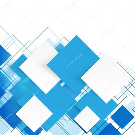 Vector Blue Squares Abstract Background — Stock Vector © Ikatod 83686772