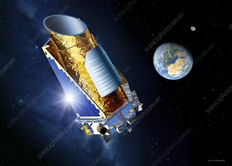 Kepler Mission Space Telescope Artwork Stock Image C0032401