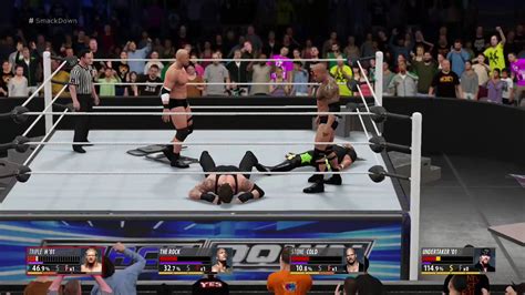 Fatal 4 Way Extreme Rules Stone Cold Vs Triple H Vs Rock Vs
