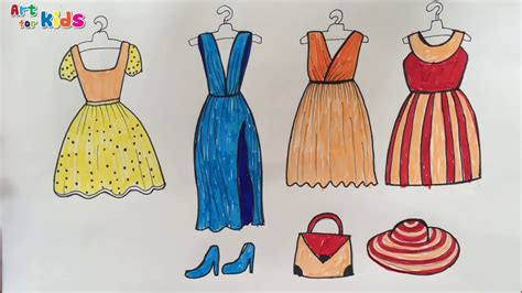 We have lessons for beginers and young artists but we think this site is great for anyone who has the desire to make art and have fun, no matter to age. How to draw fashion clothes for kids | How to draw dresses ...