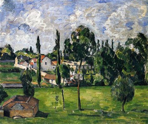 Landscape With Waterline C1879 Paul Cezanne
