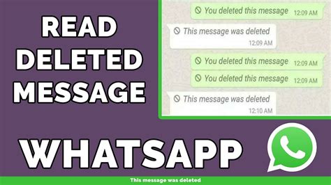 How To See Deleted Message On Whatsapp Read This Message Was Deleted