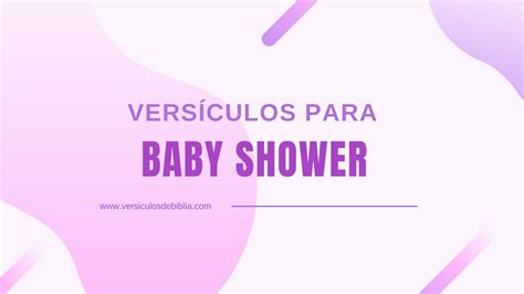 70 Versículos Para Baby Shower ️