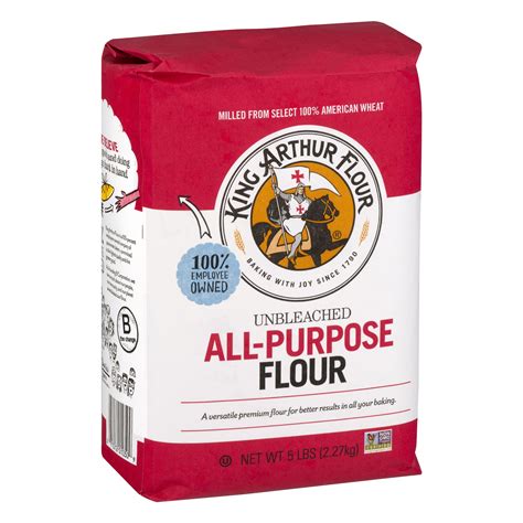 12 Packs Of King Arthur Flour Unbleached All Purpose Flour 5 Lb Bag