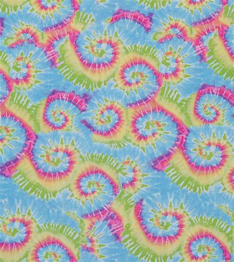 Pastel Swirl Rainbow Tie Dye Cotton Fabric Etsy