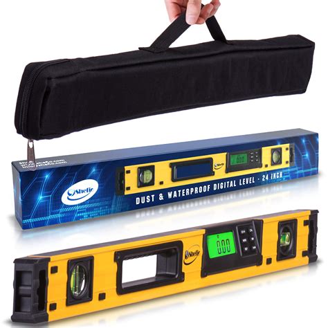 24-Inch Professional Digital Magnetic Level - IP54 Dust and Waterproof ...