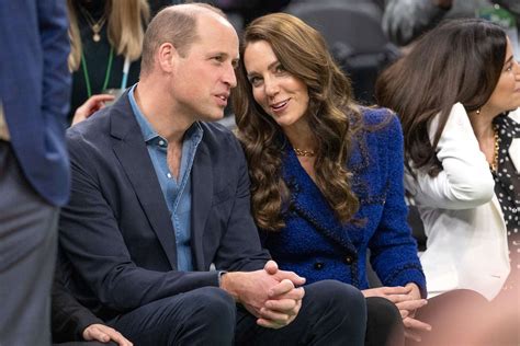Kate Middleton And Prince Williams Pda Moment At Boston Celtics Game