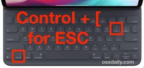 How To Type The Escape Key On Ipad Keyboard