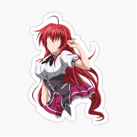 Stickers Rias Gremory High School Dxd Anime Waifu Kiss Cut Stickers Waifu Stickers High School