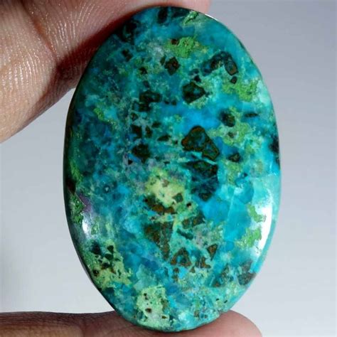 5765cts A 100 Natural Green Blue Chrysocolla Oval Cabochon Quality