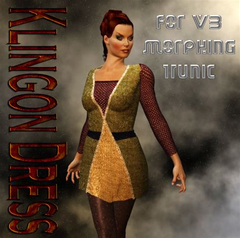 Tos Klingon Uniform For V3 Morphing Tunic Poser Sharecg