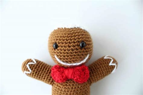 Ronald The Gingerbread Man Free Amigurumi Crochet Pattern
