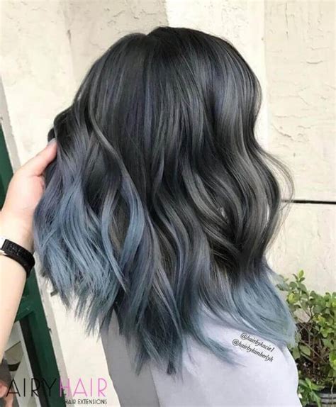20 Blue And Pastel Blue Ombré Ideas For Hair Extensions