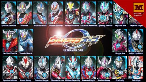 Dx Orb Ring All Fusion Up Ultraman Orb Forms Complete Youtube