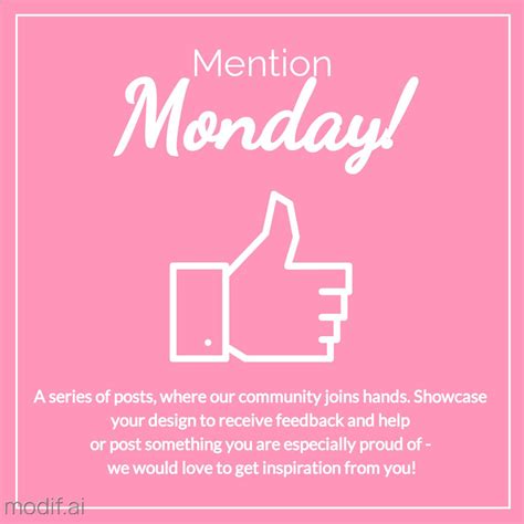 Mention Monday Social Media Post Maker Mediamodifier