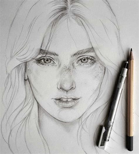 Pencil Sketch Artist Annelies Bes Drawing ARTWOONZ Portrait