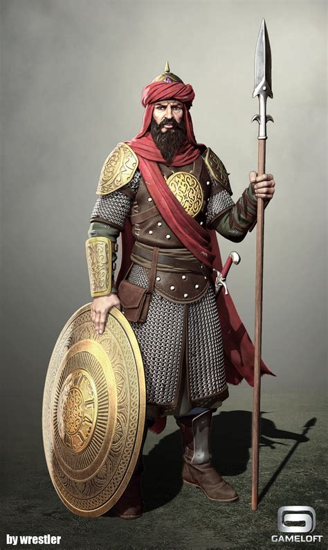 March Of Empires Characters Ksatria Ilustrasi Karakter Karya Seni