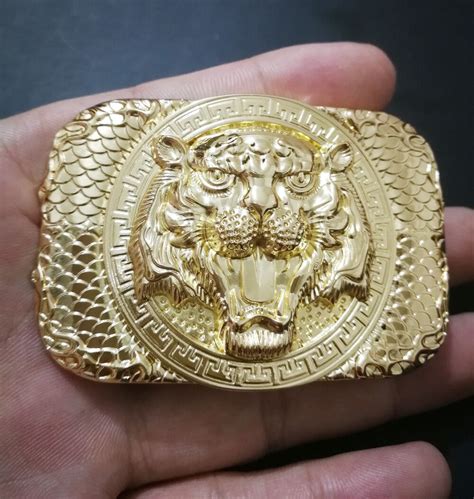 Newest Brand Tiger Belt Buckles For The Man Woman Waist Buckle Leather