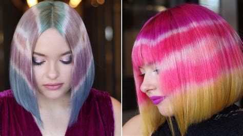 Hairstylist Creates Viral Tie Dye Hair Color By Accident