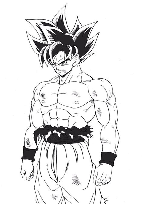 Meilleures Collections Coloriage Dessin Dragon Ball Super Goku Ultra