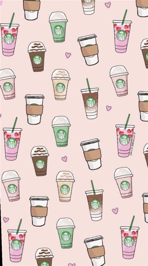 Cute Starbucks Cups Wallpapers Wallpaper Cave